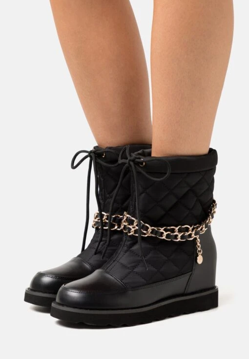 Anna Field Winter Boot - Bottines Compensées - Black 1 Anna Field Winter Boot - Bottines Compensées - Black -Vêtements Boutique 029076d4133044f1bc59f223a6553959