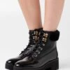 Anna Field Winter Booties - Bottines À Plateau - Black