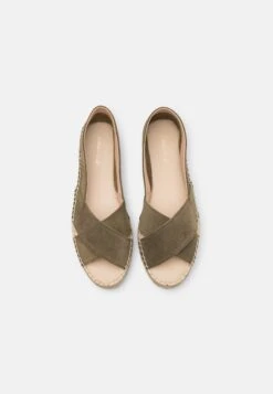 Anna Field Leather - Ballerines À Bout Ouvert - Khaki -Vêtements Boutique 288265a0cd1f439e8687e5d9e99dacfb