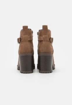 Bottines À Talons Hauts - Taupe -Vêtements Boutique 2eb63bf33bc64232b4616649422421c0