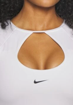 Nike Performance Bra Crop - T-Shirt À Manches Longues - White/Black -Vêtements Boutique 332b873a944241b5b99fd137052acfa5