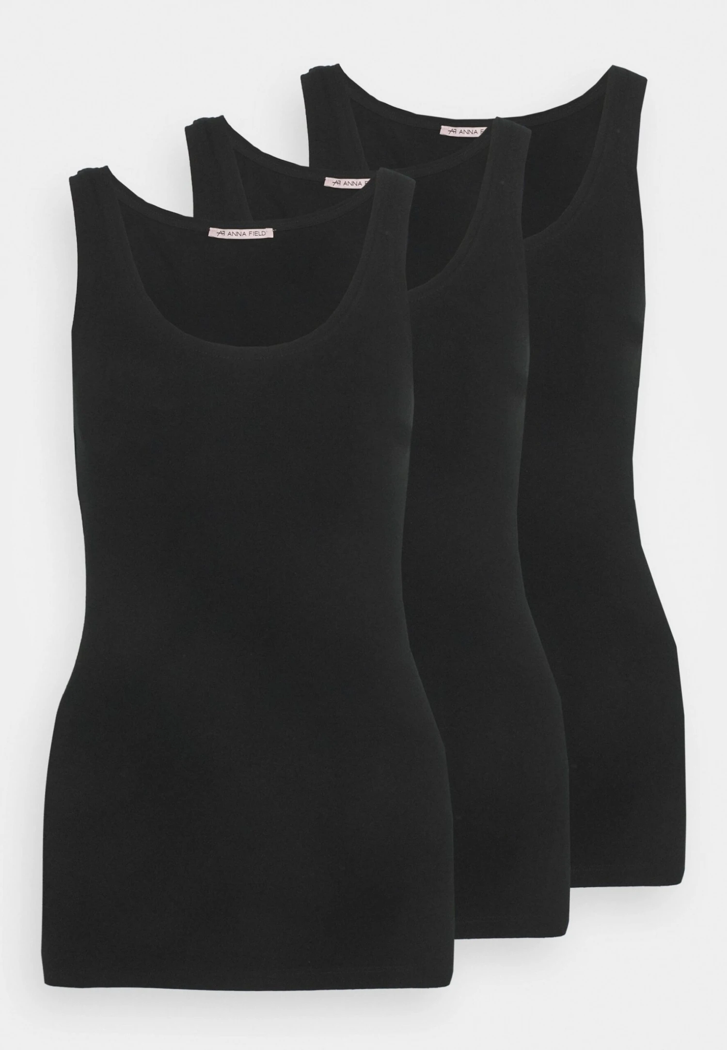 Anna Field Basic Tank 3Er Pack - Débardeur - Black/Black/Black 1 Anna Field Basic Tank 3Er Pack - Débardeur - Black/Black/Black
