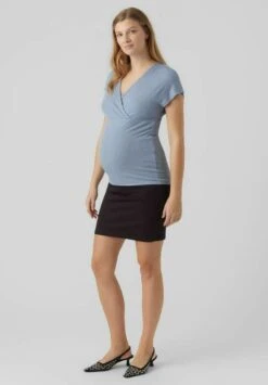Mamalicious 2-In-1 Mlbrynna - T-Shirt Basique - Ashley Blue -Vêtements Boutique 3e5b9e294f3944ebba818e39f3cdba53