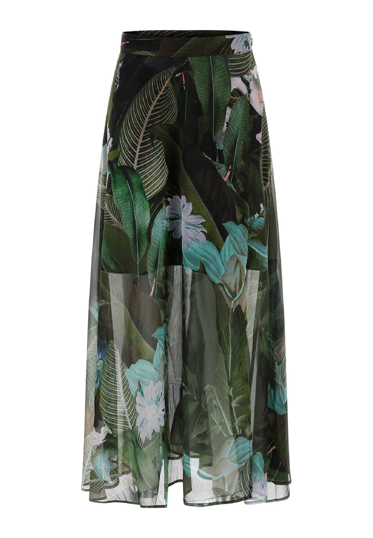 Guess Mit Allover-Print - Jupe Trapèze - Mehrfarbig, Grün 4 Guess Mit Allover-Print - Jupe Trapèze - Mehrfarbig, Grün – Image 4