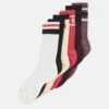 Nike Performance Everyday Plus Cush Crew Retro Unisex 6 Pack - Chaussettes De Sport - Plum Eclipse/Burgundy Crush/Adobe/Saile Vanilla/Black