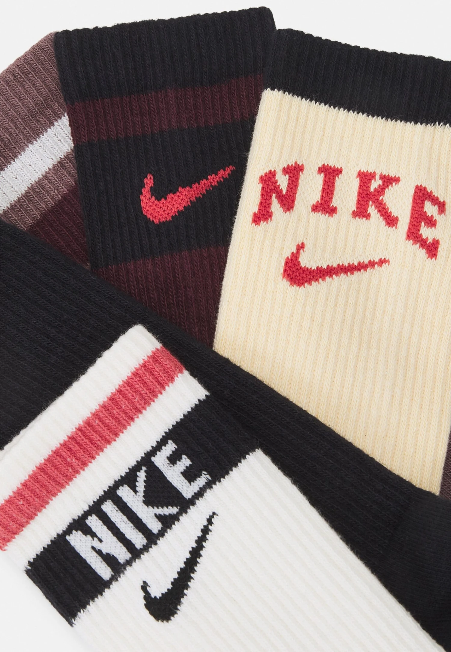 Nike Performance Everyday Plus Cush Crew Retro Unisex 6 Pack - Chaussettes De Sport - Plum Eclipse/Burgundy Crush/Adobe/Saile Vanilla/Black 2 Nike Performance Everyday Plus Cush Crew Retro Unisex 6 Pack - Chaussettes De Sport - Plum Eclipse/Burgundy Crush/Adobe/Saile Vanilla/Black – Image 2