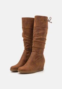 Anna Field Bottes Compensées - Cognac -Vêtements Boutique 670855a9a7664df090b4d94361d95195