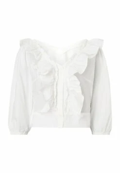 Wrangler Western Frill - Blouse - Worn White -Vêtements Boutique 6aae00dd52124e2fa9d8840fd4ab1352