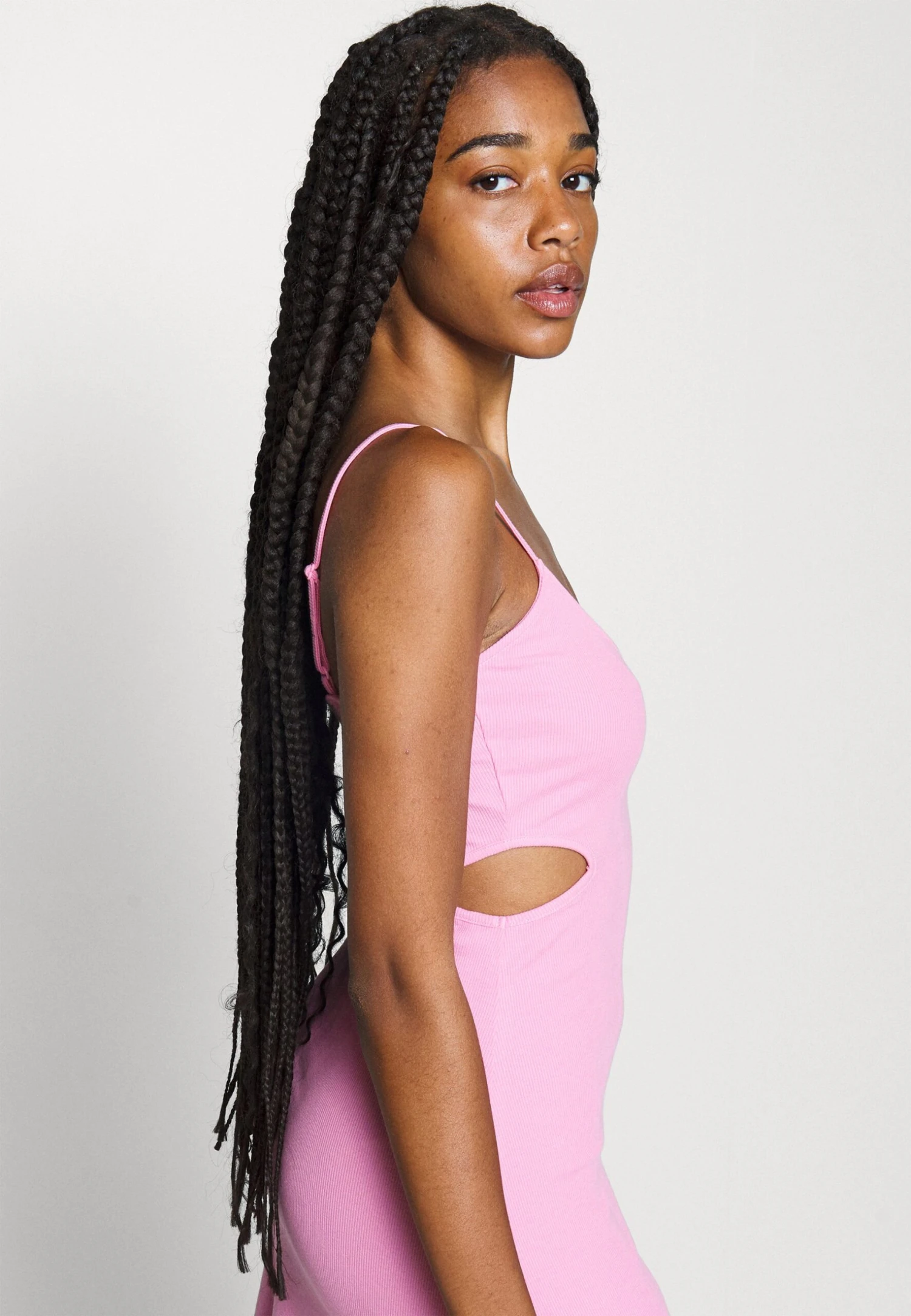 Even&Odd Flare Mini Dress - Robe De Jour - Pink 4 Even&Odd Flare Mini Dress - Robe De Jour - Pink – Image 4