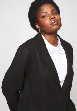 Vero Moda Curve Vmcpop Coat - Manteau Classique - Black -Vêtements Boutique 90f9330f668f4dfe9d879f8e201d1680