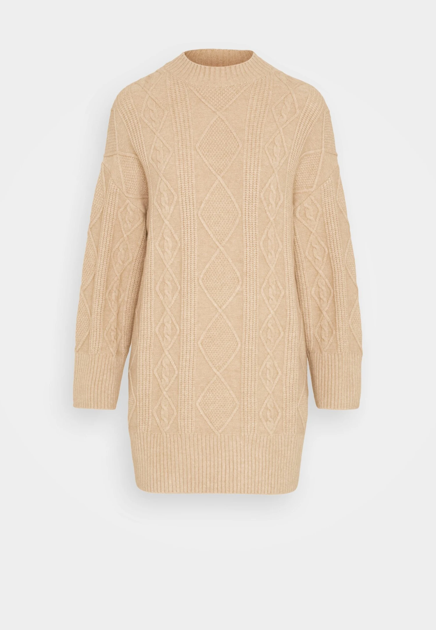 Even&Odd Perkin Ausschnitt Mini Strickkleid - Robe Pull - Tan 5 Even&Odd Perkin Ausschnitt Mini Strickkleid - Robe Pull - Tan – Image 5