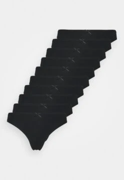 Anna Field 10 Pack - String - Black -Vêtements Boutique 96ae7501f0f24390b5c6c97df1c645df