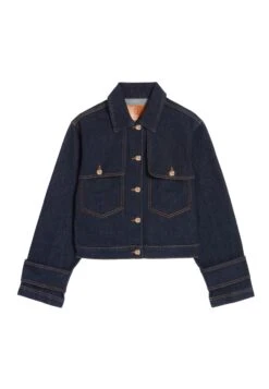 CLAUDIE PIERLOT Villy - Veste En Jean - Denim Brut -Vêtements Boutique b4f818bceb1048a2a631400861a03c9f