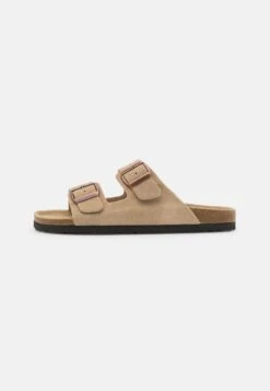 Pier One Leather Unisex - Chaussons - Beige