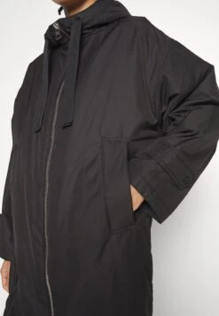 Marc O'Polo Coat Long Padded Fixed Hood Zipper Drawstring Waist - Parka - Black -Vêtements Boutique bf1b293a3e1f4fd5a00b5bbbcbef19fc