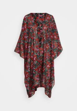 Even&Odd Floral - Veste Légère - Red -Vêtements Boutique c065489f3ea147759aeb24966ae3ae0a