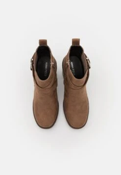 Bottines À Talons Hauts - Taupe -Vêtements Boutique c295bef82b1a40d6952ed941ebdd0c89