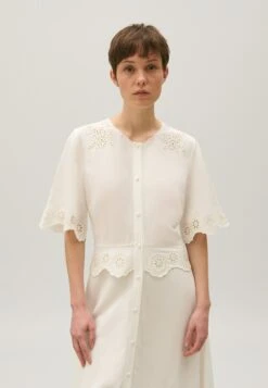 CLAUDIE PIERLOT Radeau - Robe Longue - Ecru -Vêtements Boutique cdeff508a9084d9d82a9d0c616ba0ea0