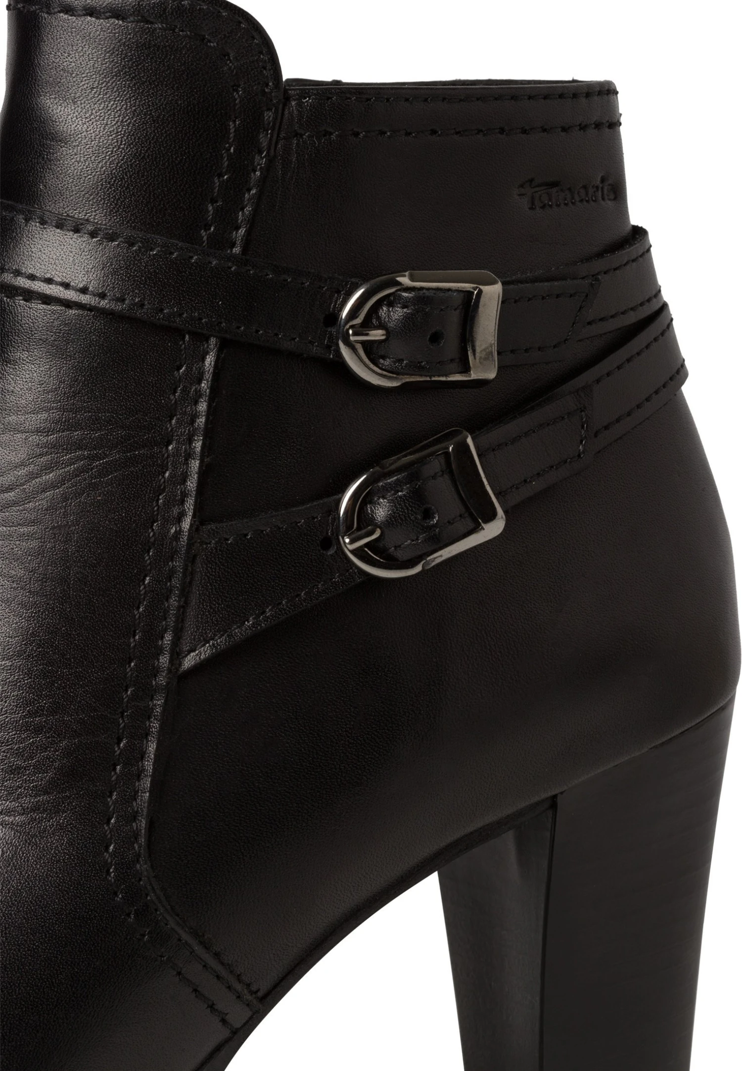 Tamaris Boots À Talons - Black Leather 6 Tamaris Boots À Talons - Black Leather – Image 6
