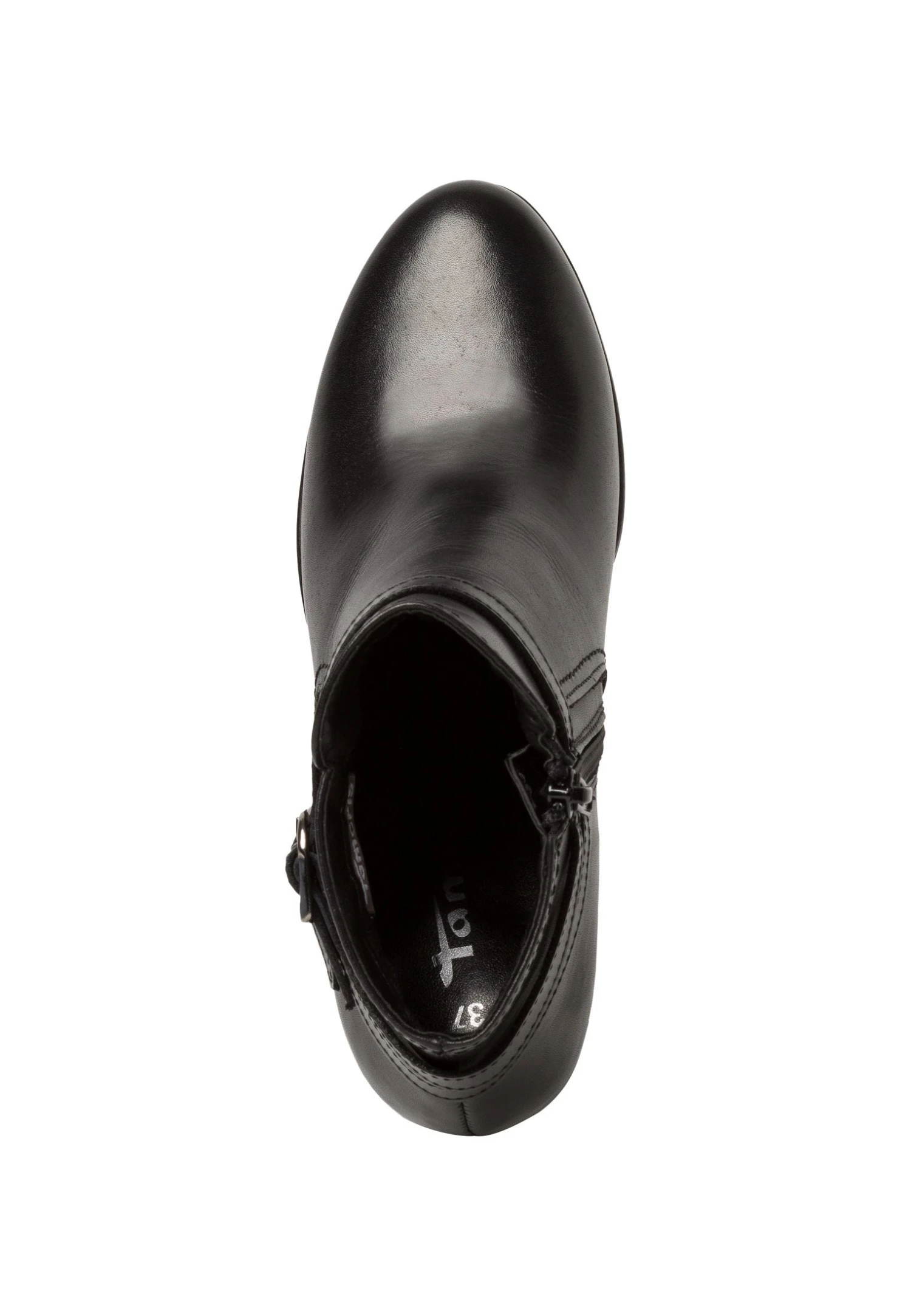 Tamaris Boots À Talons - Black Leather 4 Tamaris Boots À Talons - Black Leather – Image 4