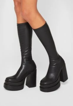Steve Madden Cypress - Bottes À Plateau - Black -Vêtements Boutique ee8bcf9e0e0d4f729dbc86c401e37a5f
